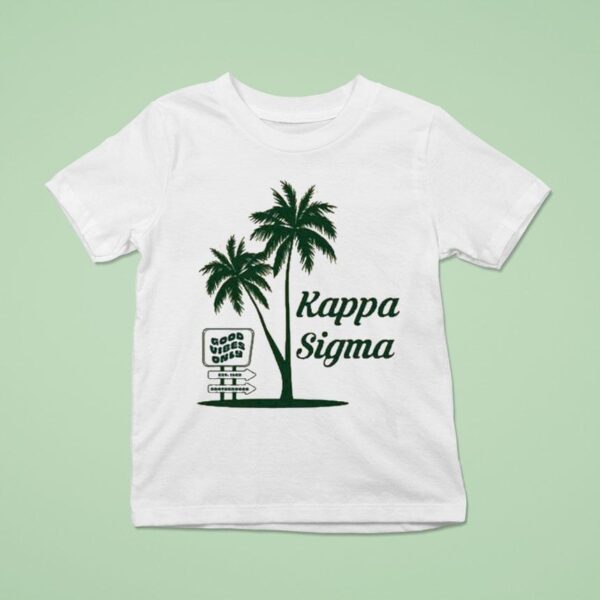 Kappa Sigma Good Vibes Palm T Shirt