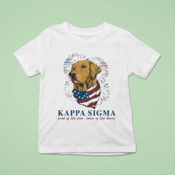 Kappa Sigma Land Of The Tree Home Of The Brave Usa T Shirt