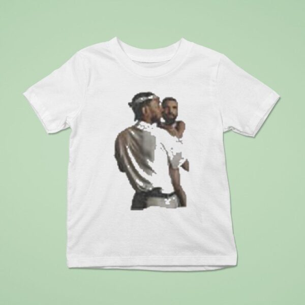 Kendrick Lamar Holding Baby Drake T Shirt