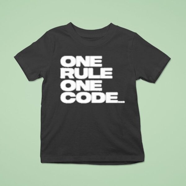 Kevin Ross One Rule One Code T Shirt