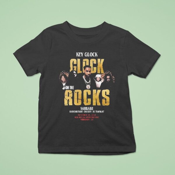 Key Glock On The Rock Show On November Th At Red Rocks Park And Amphitheatre In Morrison Co T Shirt