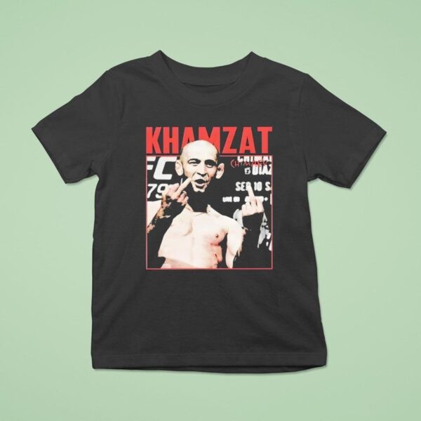 Khamzat Chimaev Middle Finger T Shirt