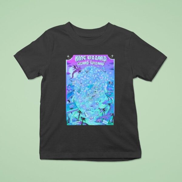 King Gizzard And The Lizard Wizard Hollywood Ca August Tour T Shirt
