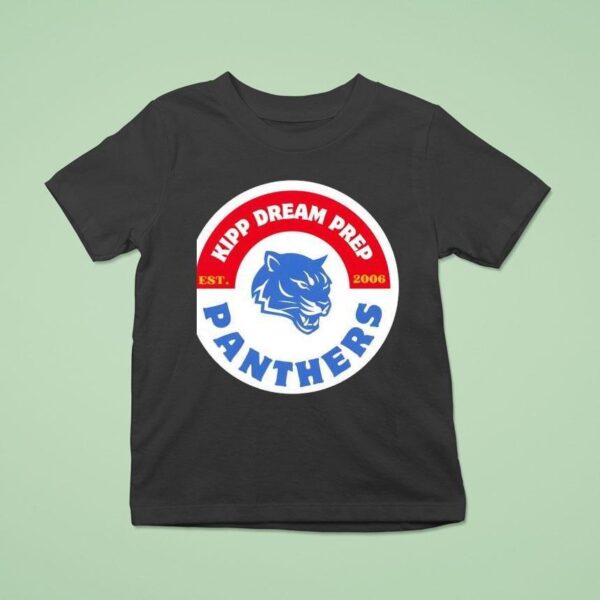 Kipp Dream Prep Panthers Logo T Shirt