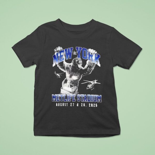 Korn Live In New York City Venue At Metlife Stadium On August And King Kong T Shirt