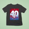 Kyle Schwarber Th Home Run Of The Mlb Season Philadelphia Phillies T Shirt