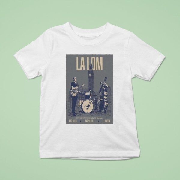La Lom August Jazz Cafe London T Shirt