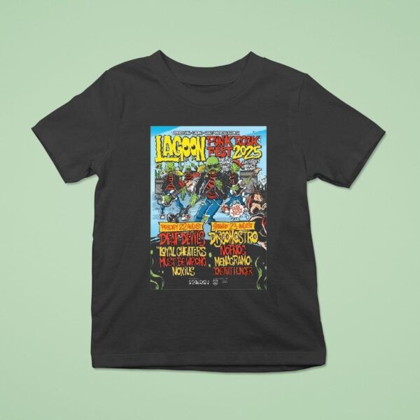 Lagoon Punk Rock Fest August At Parco Ciani Lugano T Shirt