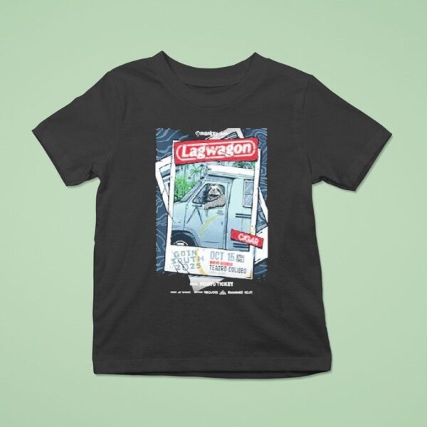 Lagwagon October Santiago De Chile Tour T Shirt