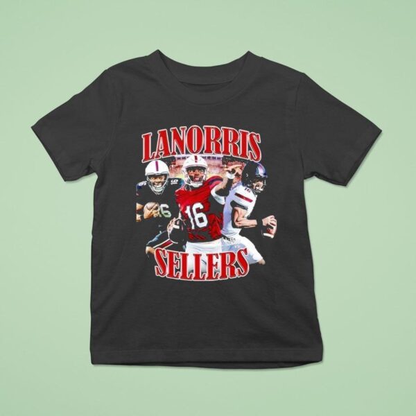 Lanorris Sellers South Carolina Gamecocks Football Signature T Shirt
