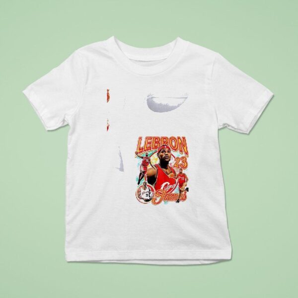 Lebron James King James Just A Kid From Arkon Signature Rings T Shirt
