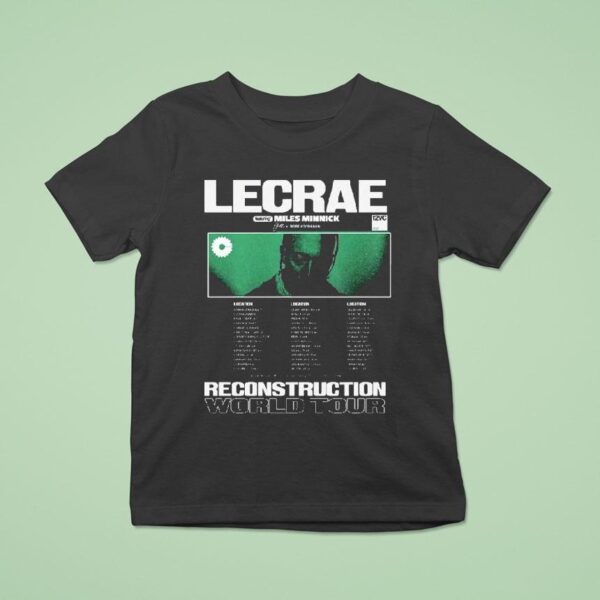 Lecrae Reconstruction World Tour Dates Off On September In Harare Zimbabwe With Miles Minnick T Shirt