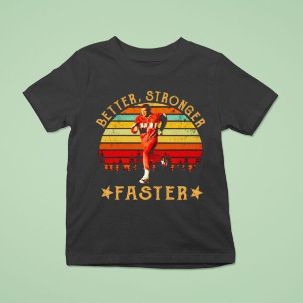 Lee Majors Better Stronger Faster Vintage T Shirt