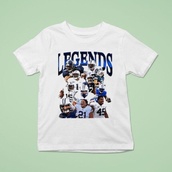 Legends Byu Cougars Football Team T Shirt