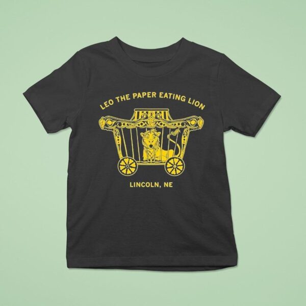 Leo The Paper Eating Lion Lincoln Ne T Shirt