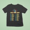 Less Than Jake Summer Circus Tour Dates Skull Globe T Shirt