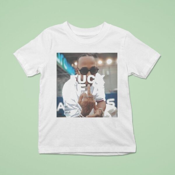 Lewis Hamilton Fuck Fia Middle Finger T Shirt