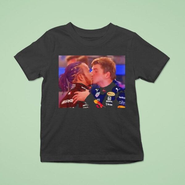 Lewis Hamilton Max Verstappen Kissing T Shirt