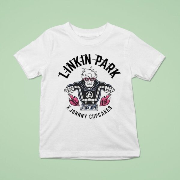 Linkin Park X Johnny Cupcakes Boston Ma Motor T Shirt