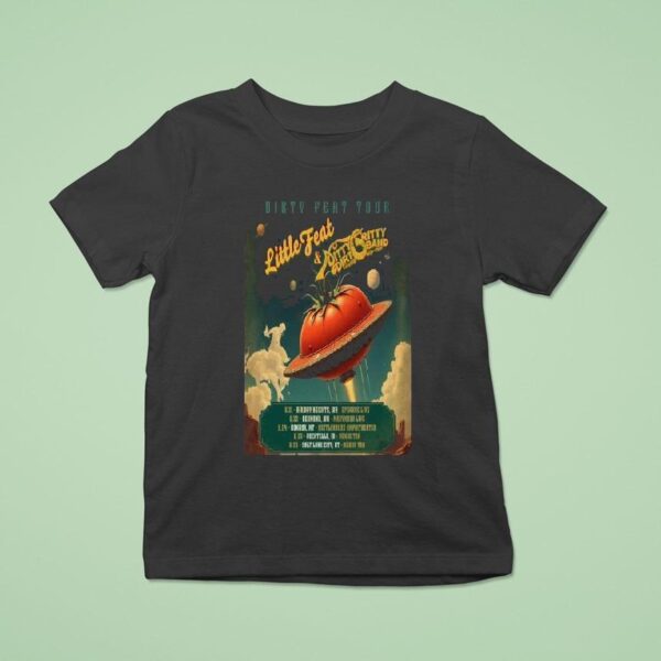 Little Feat And Nitty Gritty Dirt Band Dirty Feat Tour T Shirt