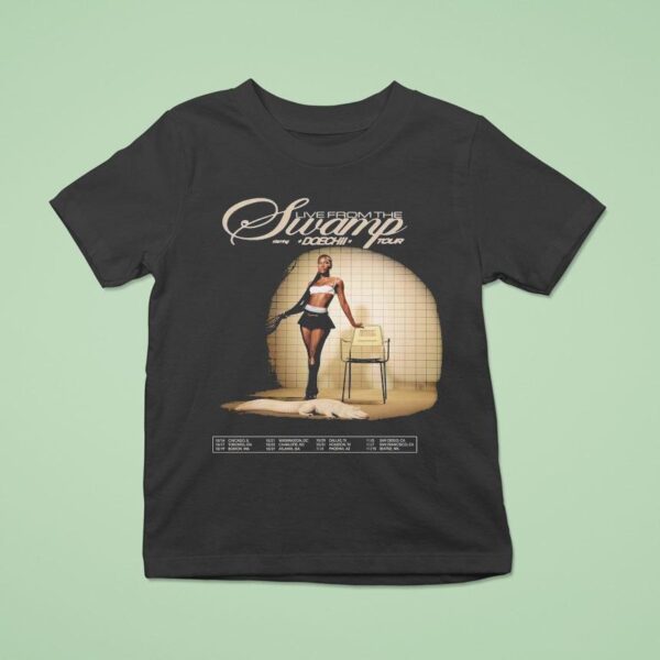 Live From The Swamp Starring Doechii Tour Dates T Shirt