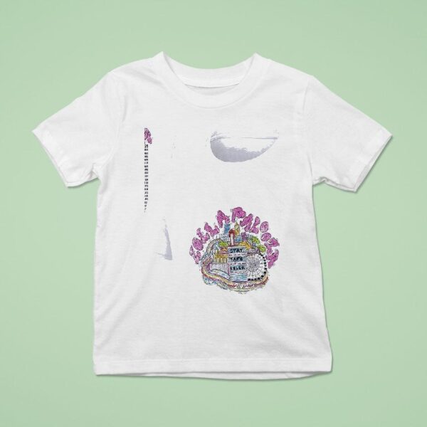 Lollapalooza Stay Safe Lolla Skyline Lineup T Shirt
