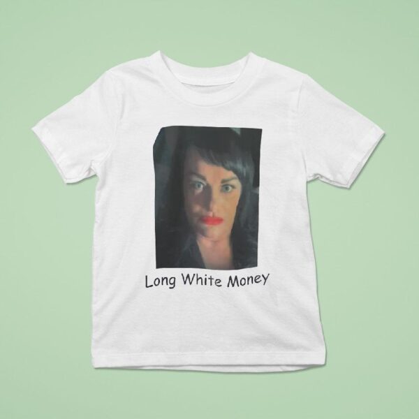 Long White Money T Shirt