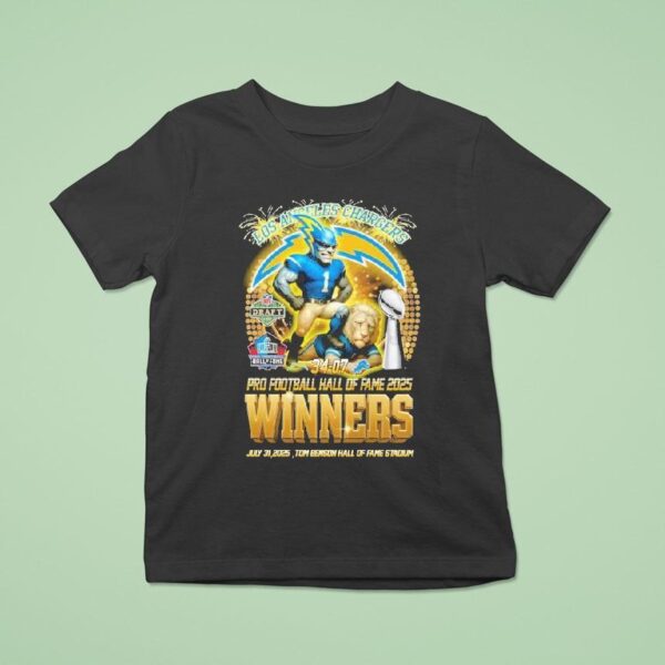 Los Angeles Chargers Pro Football Hall Of Fame Winners Tom Benson Stadium Nfl Masco T Shirt