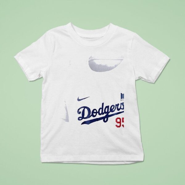 Los Angeles Dodgers Bts Taehyung Signature T Shirt