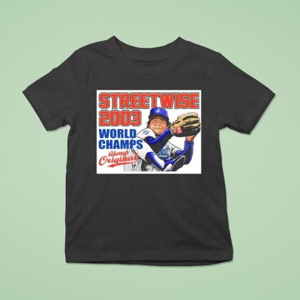 Los Angeles Dodgers Streetwise No Hitter World Champs T Shirt