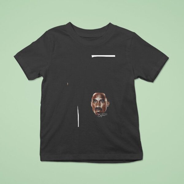 Los Angeles Lakers Kobe Bryant Portrait Graphic Signature T Shirt