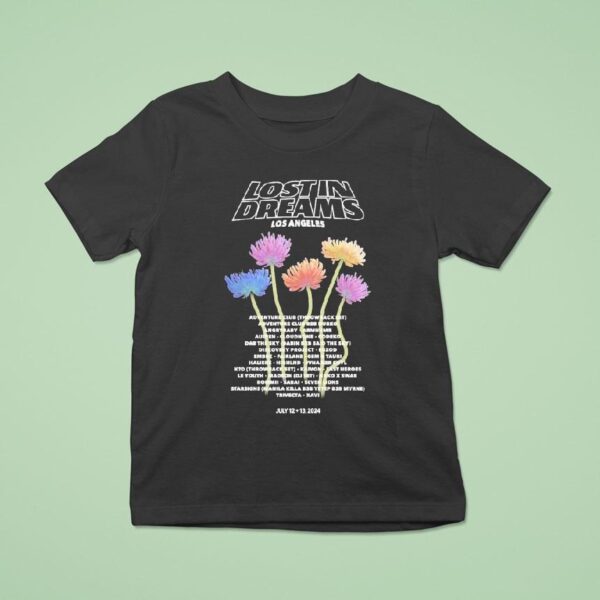 Lost In Dreams Los Angeles Blooming T Shirt