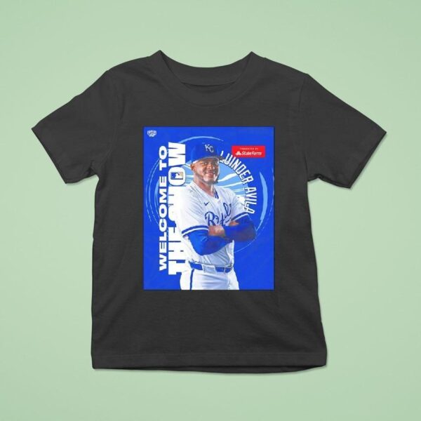Luinder Avila Welcome To The Show Kansas City Royals Baseball T Shirt
