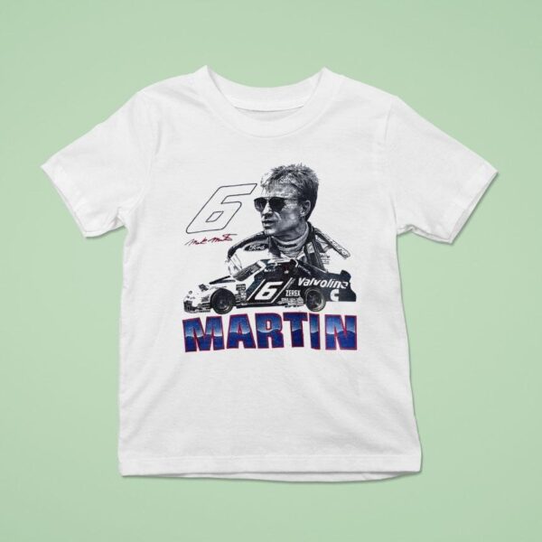 Mark Martin Nascar No Ford Stock Car T Shirt