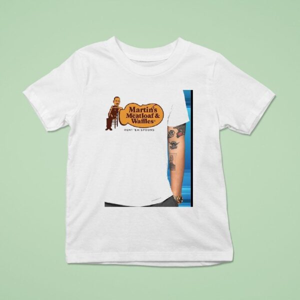 Martin S Meatloaf And Waffles Rent Em Spoons Style Cracker Barrel T Shirt