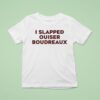 Matthew Bounds Wearing I Slapped Ouiser Boudreaux T Shirt