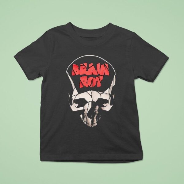 Meatcanyon Brain Rot Skull T Shirt