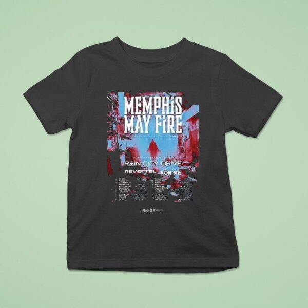 Memphis May Fire The Shapeshifter Tour Dates Part Ii T Shirt