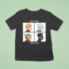 Metahumanz Justice Gang Days Green Lantern Metamorpho Hawk Girl And Mister Terrific T Shirt