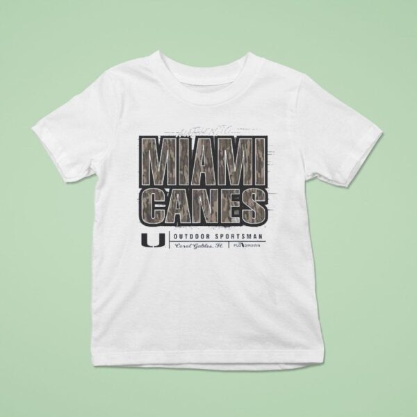 Miami Hurricanes Authentic Outdoor Sportsman T Shirt