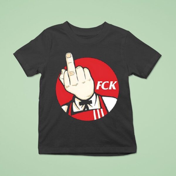 Middle Finger Fck As Kfc Logo T Shirt