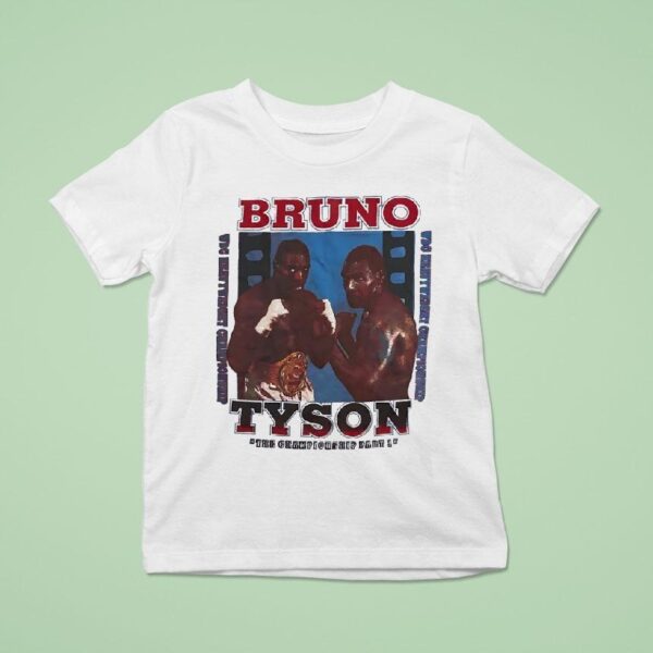 Mike Tyson And Frank Bruno The Championship Part I T Shirt