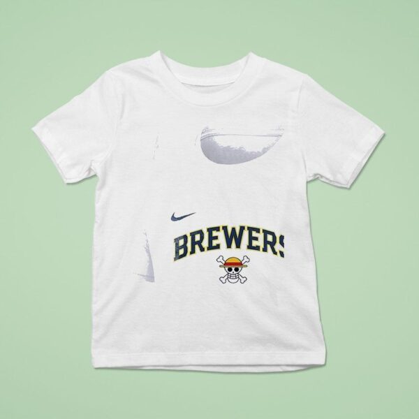 Milwaukee Brewers One Piece Logo T Shirt