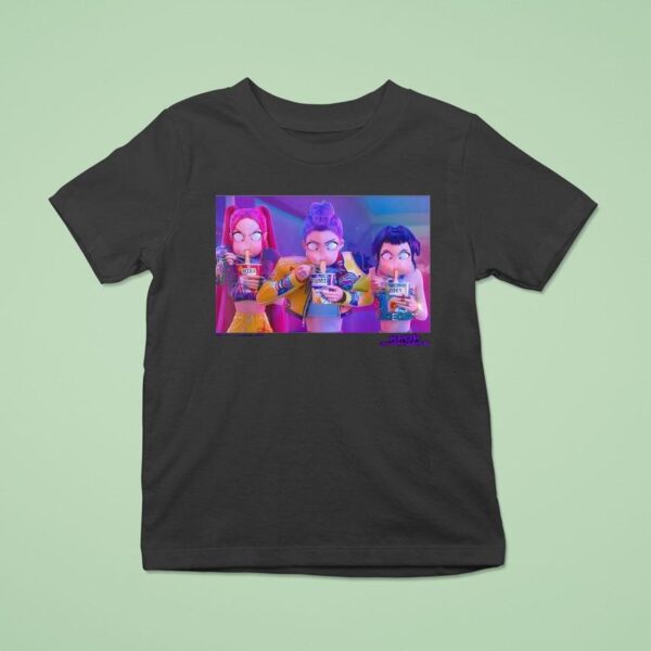 Mira Rumi And Zoey Eating Ramyeon Angrily T Shirt
