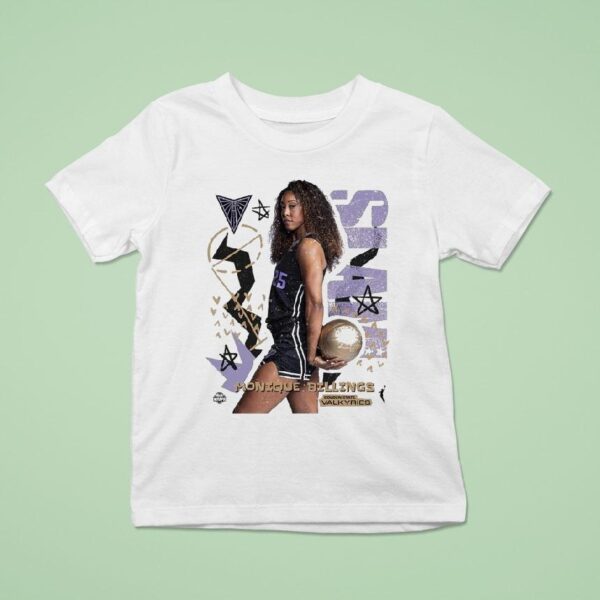Monique Billings Slam Golden State Valkyries Wnbpa T Shirt