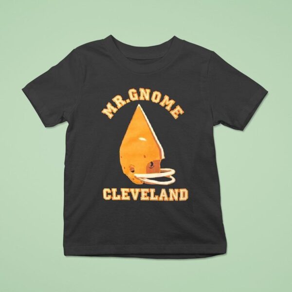 Mr Gnome Cleveland Football T Shirt