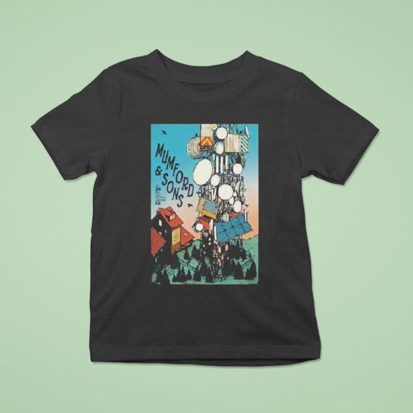 Mumford And Sons In Bonner Springs Ks On July T Shirt