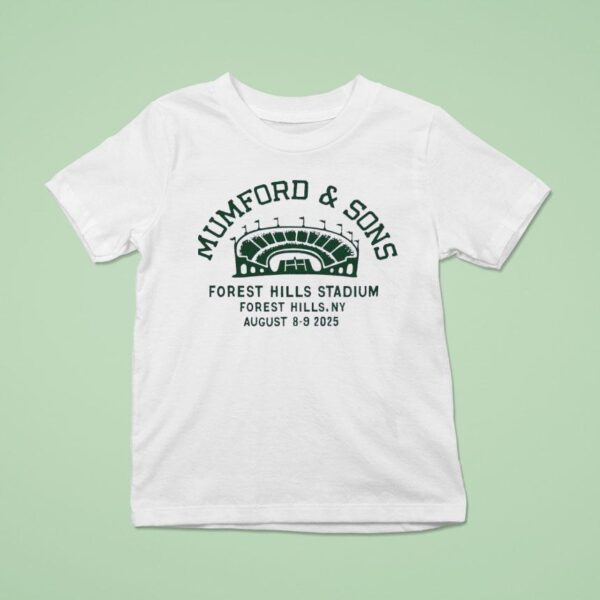 Mumford Sons Forest Hills Stadium Ny August T Shirt