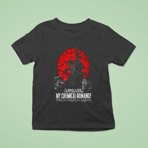 My Chemical Romance Long Live The Black Parade Toronto On Skeleton T Shirt