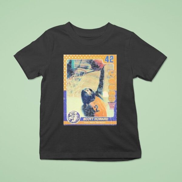 N Wolf Trading Card Scott Howard Guard Beacon Town Beavers T Shirt